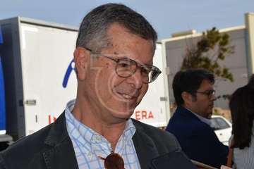 El Cabildo comprueba las obras en el polígono de Cruz de La Gallina y Salinetas (Foto TA)